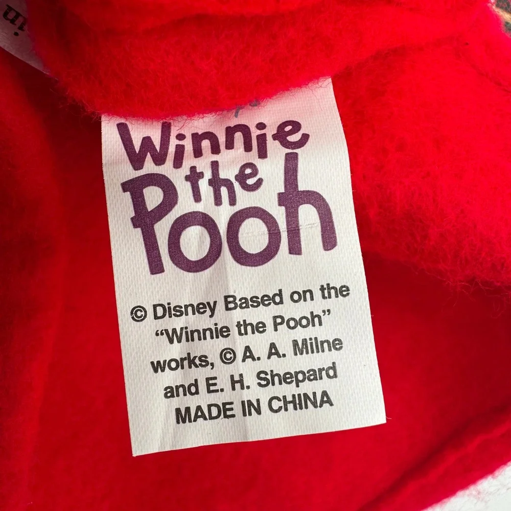 Disney Winnie the Pooh Tigger Red Felt Christmas Stocking Holiday Decor Applique